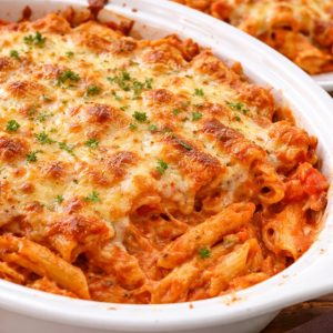 BUTTER CHICKEN PASTA (OVEN BAKED)