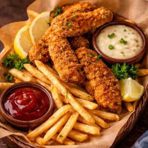 FINGER FISH WITH FRIES