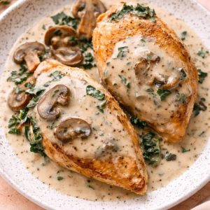 CHICKEN MUSHROOM STEAK