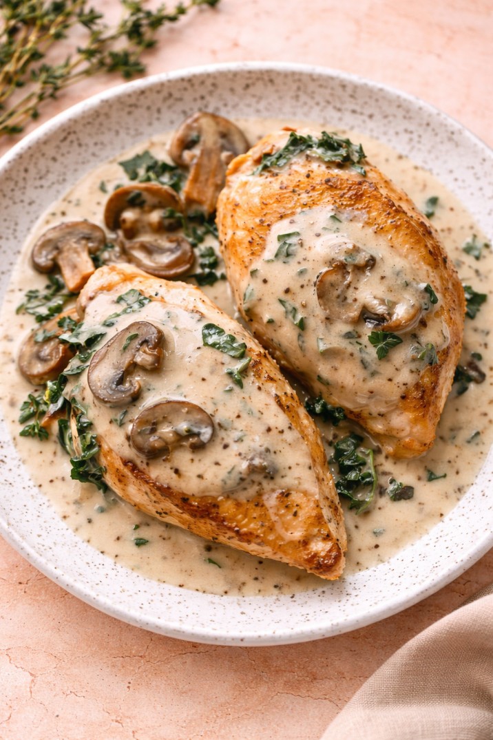 CHICKEN MUSHROOM STEAK
