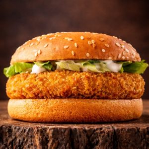 CHICKEN PATTY BURGER (BURGER ONLY)