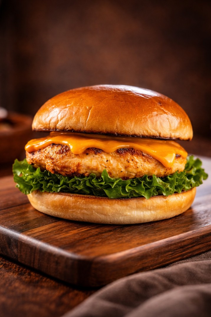 TURKISH CHEESY CHICKEN BURGER